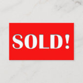 Carte De Visite Immobilier (Devant)