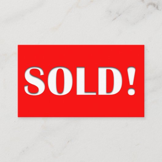 Carte De Visite Immobilier (Devant)