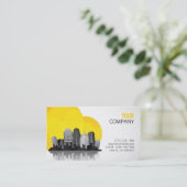 Carte de visite immobilier (Debout devant)