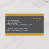 Carte de visite immobilier (Dos)