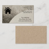 Carte de visite immobilier (Devant / Derrière)