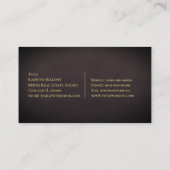 Carte de visite immobilier (Dos)