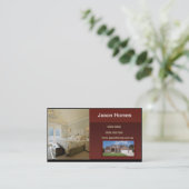 Carte de visite immobilier (Debout devant)
