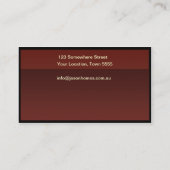 Carte de visite immobilier (Dos)