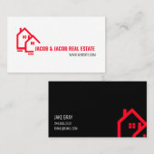 Carte de visite immobilier (Devant / Derrière)