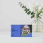 Carte de visite immobilier (Debout devant)