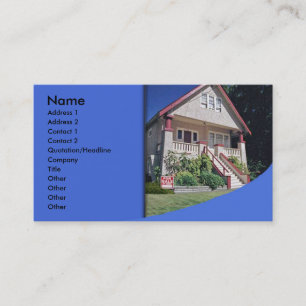 Carte de visite immobilier
