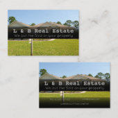 Carte de visite immobilier (Devant / Derrière)