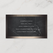 Carte De Visite Immobilier | Agent de repérage | Marbre exécutif (Dos)