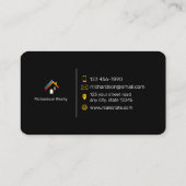 Carte De Visite Immobilier / Agent immobilier (Dos)