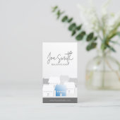 Carte De Visite Immobilier Agent Investissement immobilier (Debout devant)