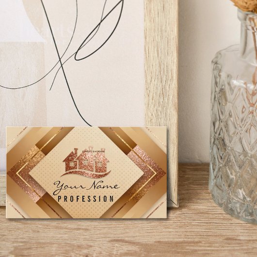 Carte De Visite Immobilier Appartements Accueil Or