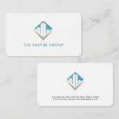 Carte De Visite Immobilier | Capital-risque | Courtier (Devant / Derrière)