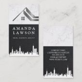 Carte De Visite Immobilier | Cityscape (Devant / Derrière)