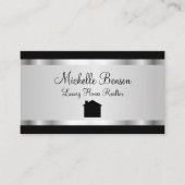 Carte De Visite Immobilier Classique Et Élégant (Devant)