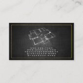 Carte De Visite Immobilier | Clés Accueil et plans (Dos)