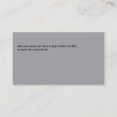 Carte de visite immobilier commercial audacieux (Dos)