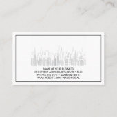 Carte De Visite Immobilier commercial | Centre-ville (Dos)