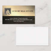 Carte De Visite Immobilier commercial | Maison Résidentielle (Devant / Derrière)