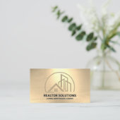 Carte De Visite Immobilier commercial résidentiel (Debout devant)
