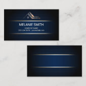 Carte De Visite Immobilier | Couleur | Fibre de carbone (Devant / Derrière)