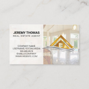 Carte De Visite Immobilier Cuisine Logo Moderne