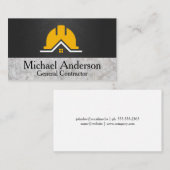Carte De Visite Immobilier de construction | Entrepreneur général (Devant / Derrière)