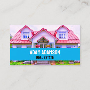 Carte De Visite Immobilier de Luxe (QR Code) Meilleur Agent Immobi