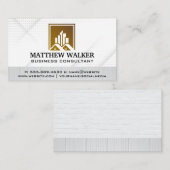 Carte De Visite Immobilier de maison | Propriété commerciale (Devant / Derrière)