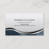 Carte de visite immobilier de zèbre d'agent (Dos)