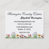 Carte De Visite Immobilier / Design d'intérieur / Entrepreneur - (Dos)