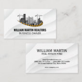 Carte De Visite Immobilier | Développement de la construction (Devant / Derrière)