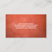 Carte De Visite Immobilier en cuir | Agent de liaison | Intérieur (Dos)