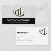 Carte De Visite Immobilier | Entreprise | Logo de construction (Devant / Derrière)