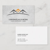 Carte De Visite Immobilier | Entreprise | Propriété de placement (Devant / Derrière)