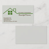 Carte De Visite Immobilier et bâtiment (Devant / Derrière)