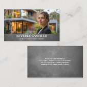 Carte De Visite Immobilier | Femme d'affaires (Devant / Derrière)