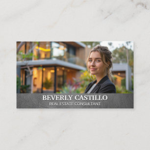 Carte De Visite Immobilier Femme d'affaires