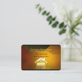 Carte de visite immobilier Golden Elegance (Debout devant)