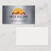 Carte De Visite Immobilier | Logo des maisons (Devant / Derrière)