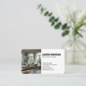Carte De Visite Immobilier | Luxe Loft Intérieur (Debout devant)