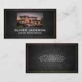 Carte De Visite Immobilier Maisons de luxe | Propriété (Devant / Derrière)