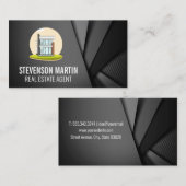 Carte De Visite Immobilier Maisons modernes (Devant / Derrière)