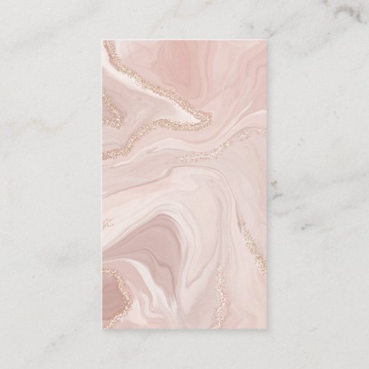 Carte De Visite Immobilier | Marbre rose (Dos)