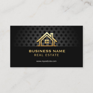 Carte De Visite Immobilier Minimaliste Professionnel Moderne