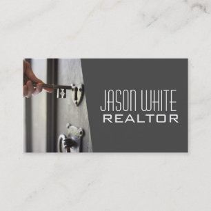 Carte de visite immobilier moderne