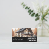 Carte De Visite Immobilier moderne à double face (Debout devant)