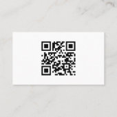Carte de visite immobilier moderne avec code QR (Dos)