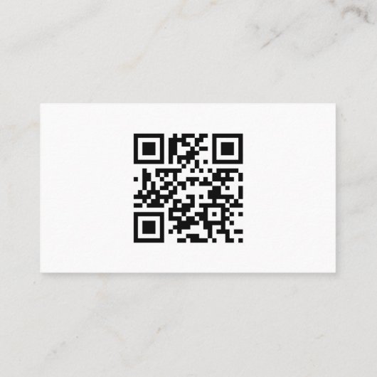 Carte de visite immobilier moderne avec code QR (Dos)