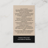 Carte De Visite Immobilier moderne et unique (Dos)